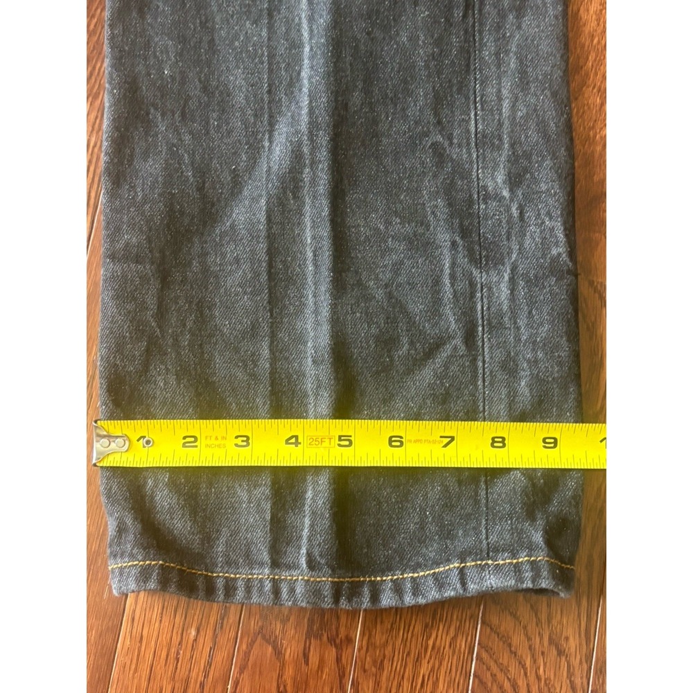 Rocawear Jeans Mens 40x34 Black Baggy Wide Leg Denim Y2K Hip Hop - Picture 6 of 7